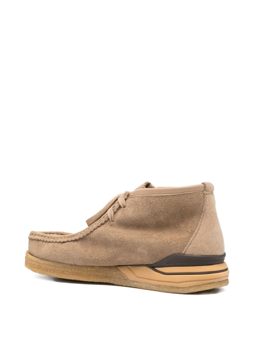 Visvim Beuys Trekker Folk Desert Boots In Brown