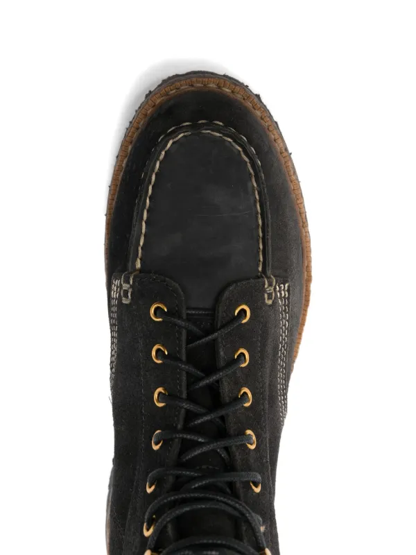 Visvim lace-up Leather Boots | Black | FARFETCH