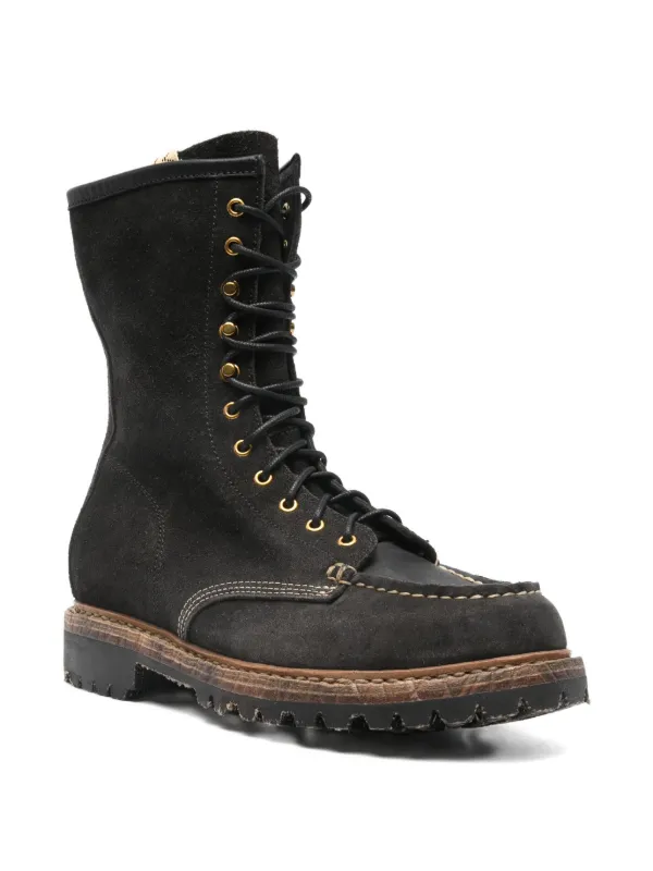 Visvim lace-up Leather Boots | Black | FARFETCH