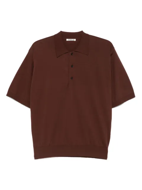 Auralee cotton polo shirt