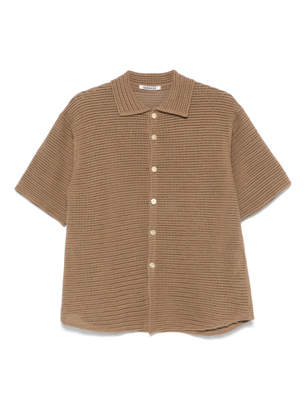 Auralee camisa tejida | marrón | Image 1