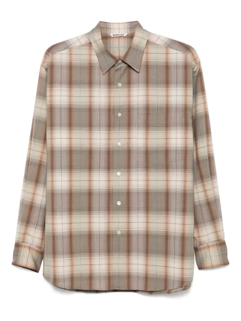 Auralee checked shirt