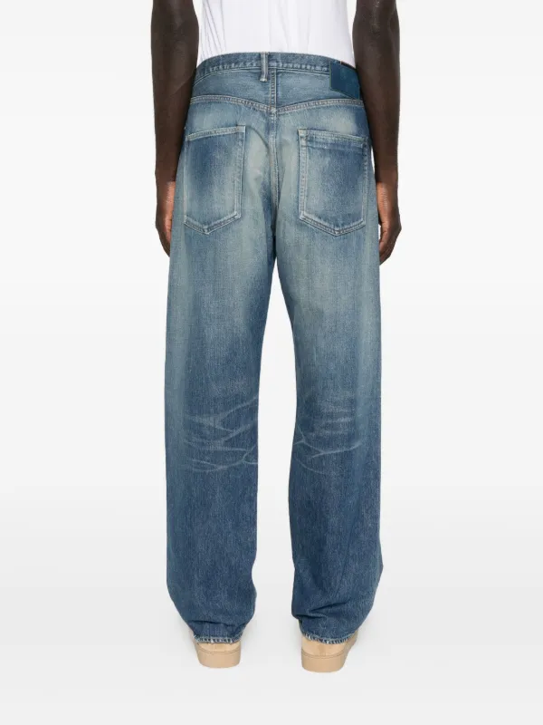 Visvim ダメージ ジーンズ | ブルー | FARFETCH JP