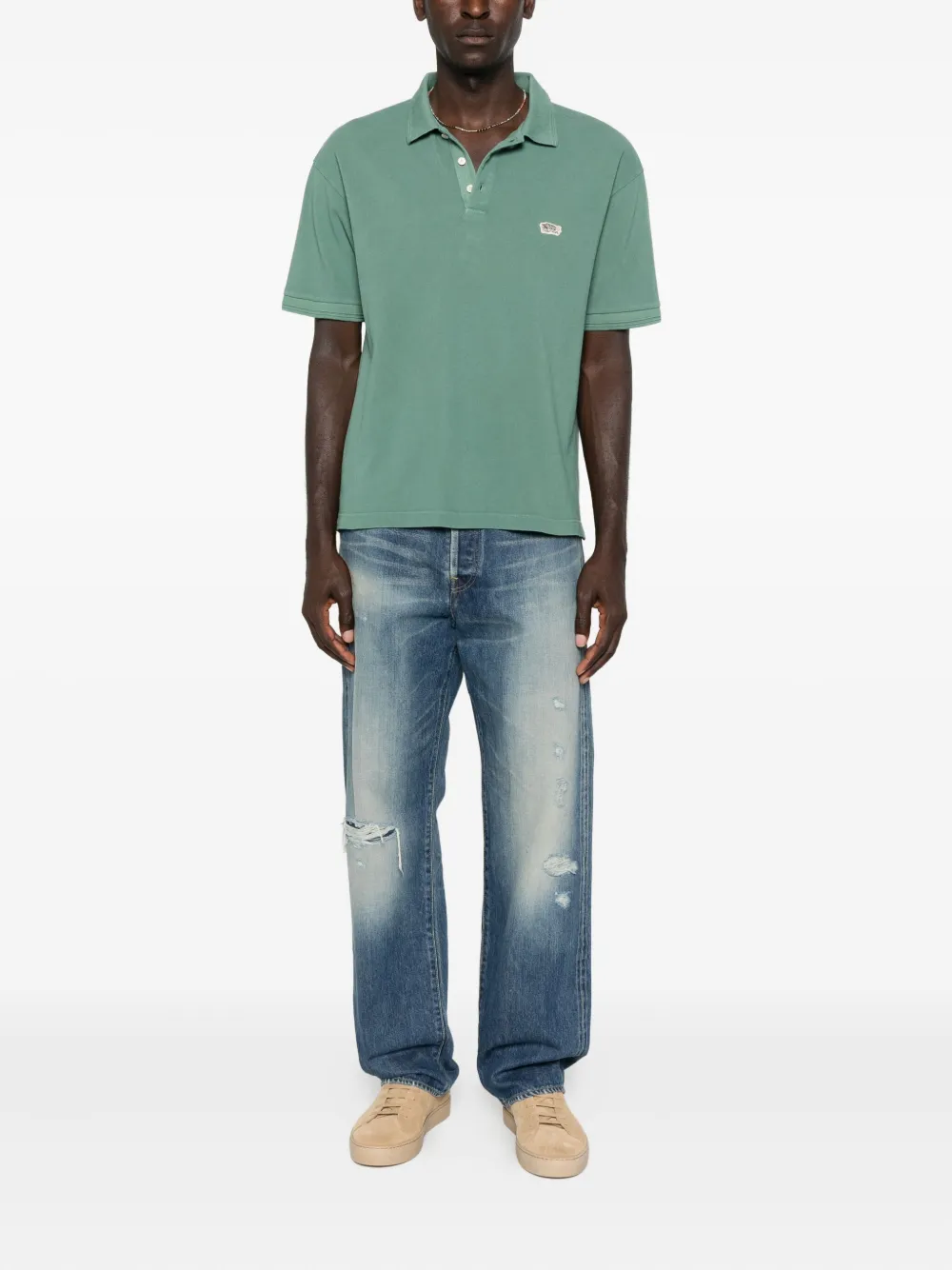 Visvim Jumbo Weller polo shirt - Groen