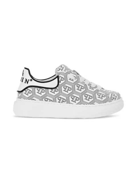 Philipp Plein tenis bajos con monograma