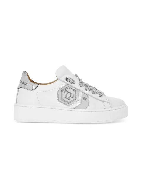 Philipp Plein tenis con aplique Hexagon