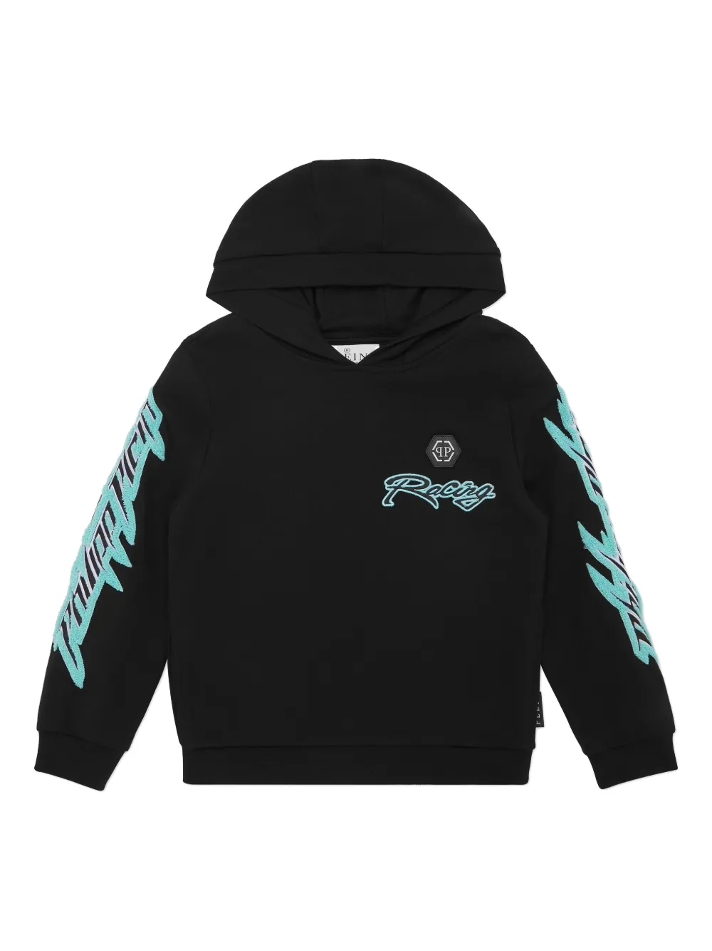 Philipp Plein Racing Club hoodie Zwart