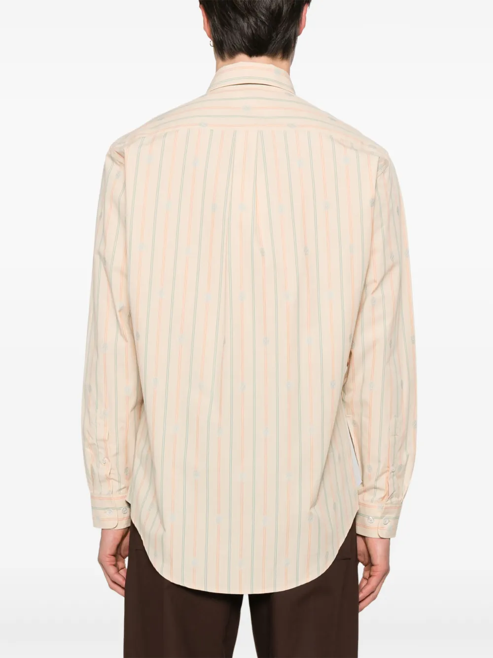 Drôle De Monsieur Monogramme overhemd Beige
