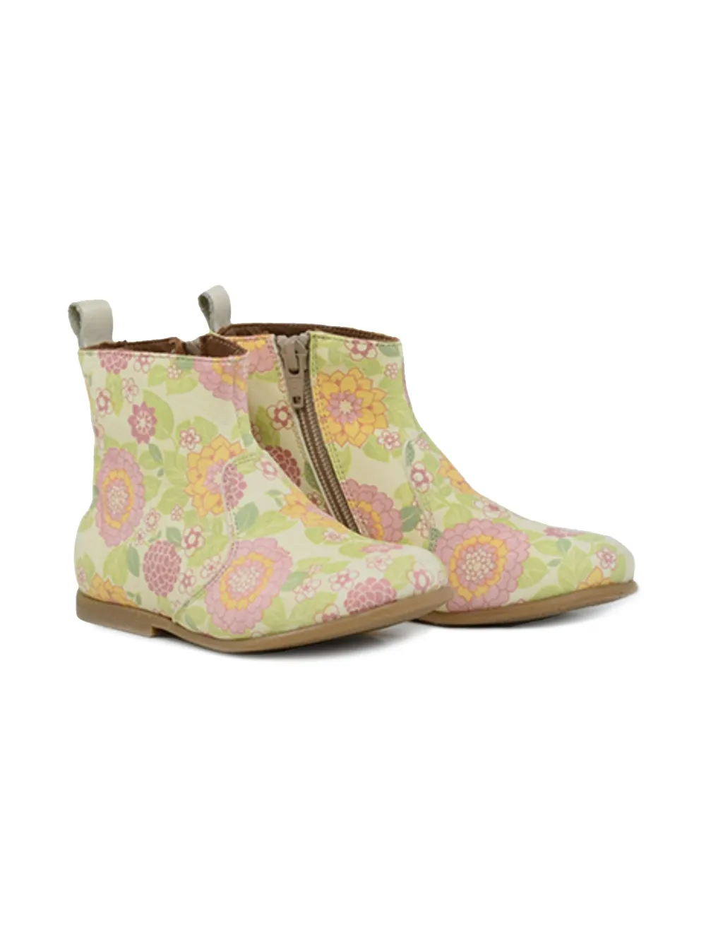 Pèpè leather ankle boots Green