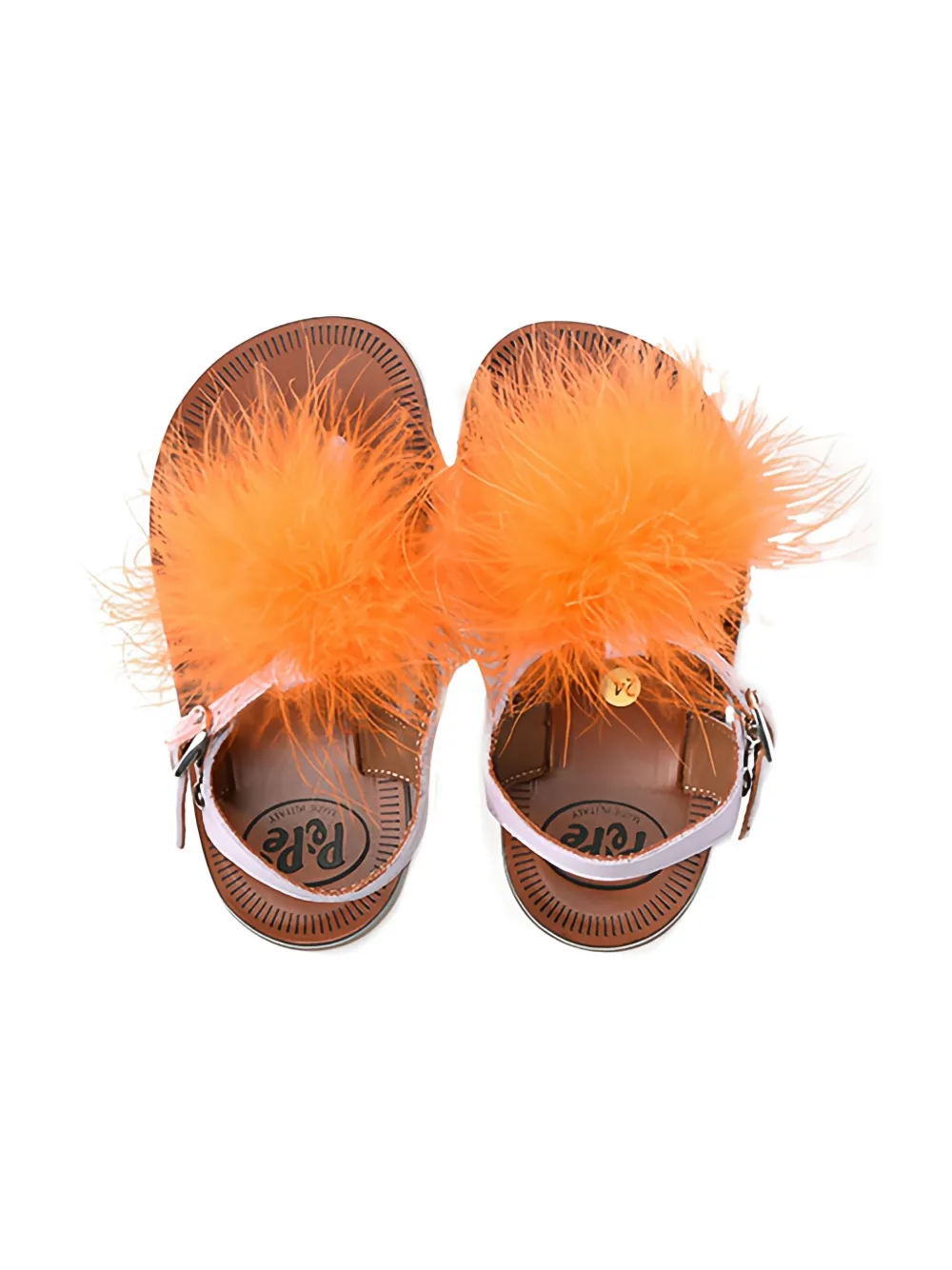 Pèpè pompom-detail sandals Pink