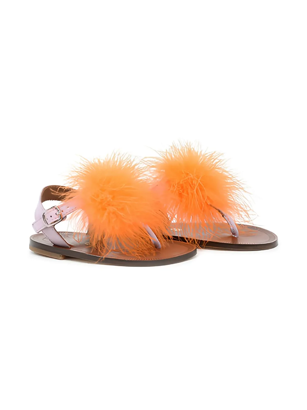 Pèpè pompom-detail sandals Pink