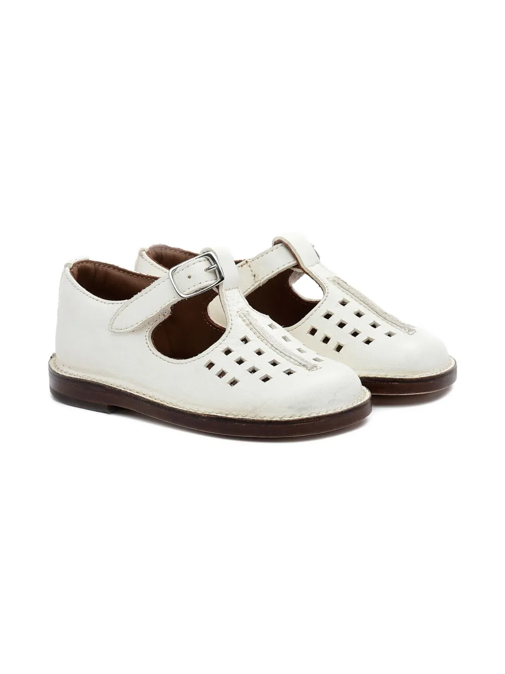 Pèpè cut-out t-bar sandals | White | Image 1