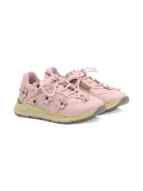 Pèpè Sneakers mit Blumenverzierung