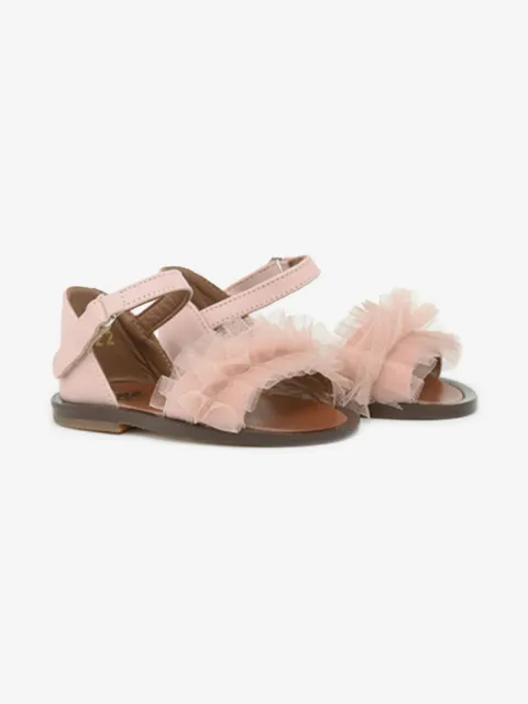 Pèpè sandales en cuir