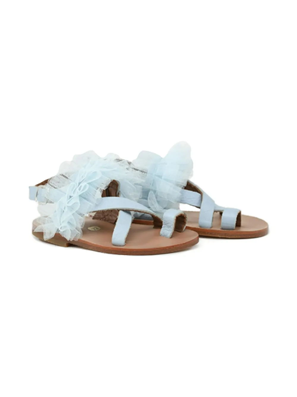 Pèpè leather sandals Blue