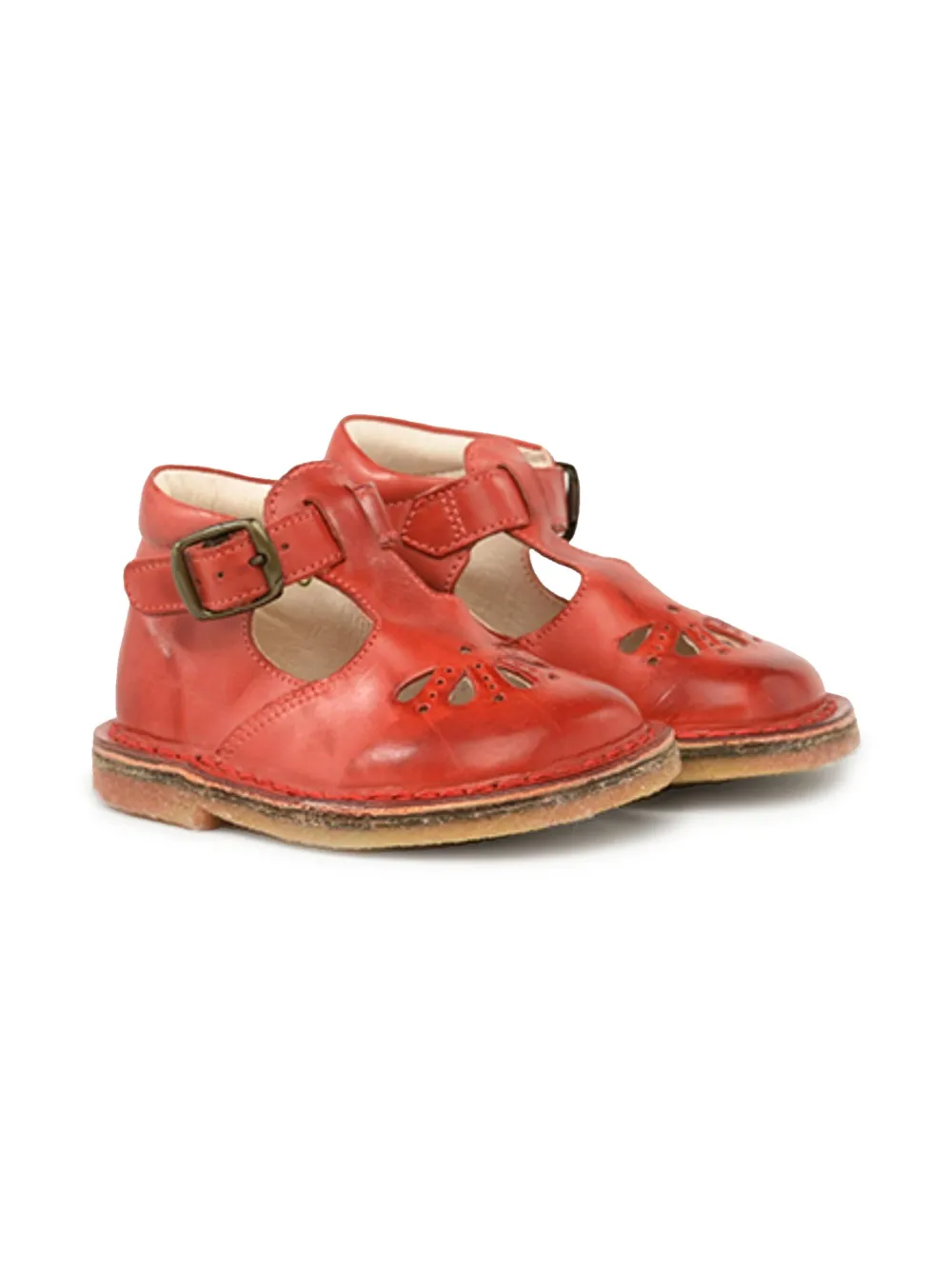 Pèpè Ballerine in pelle - Rosso