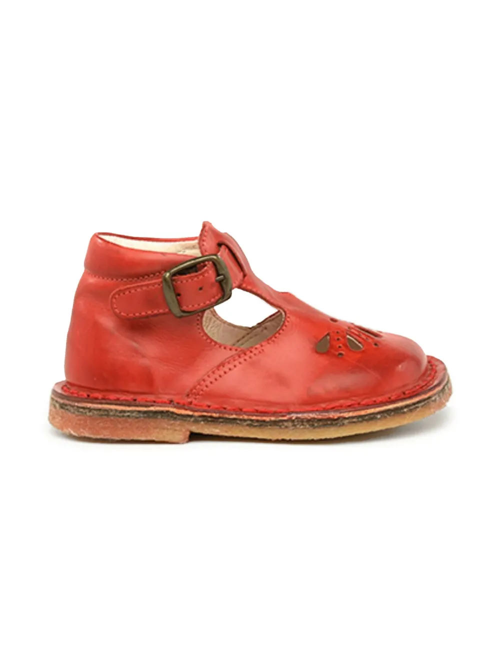 Pèpè Leren ballerina's Rood