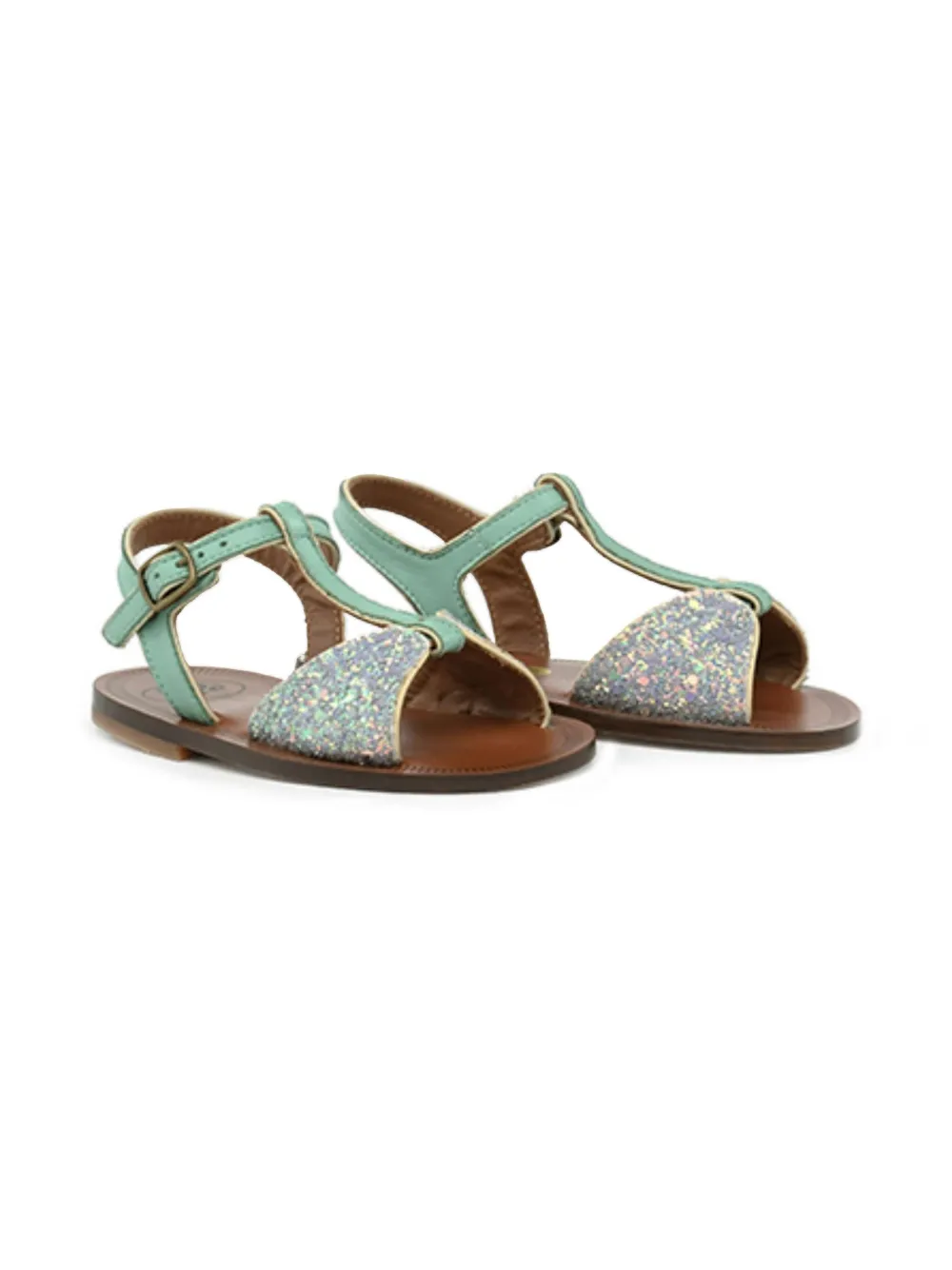 Pèpè leather sandals Blue