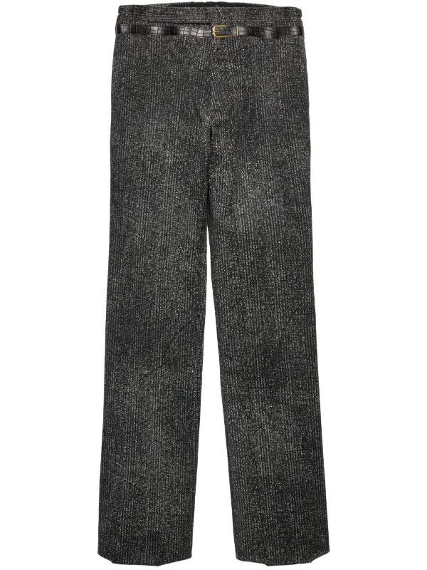 パンツ Prada Wide-Leg Gabardinel Trousers P00521894.jpg