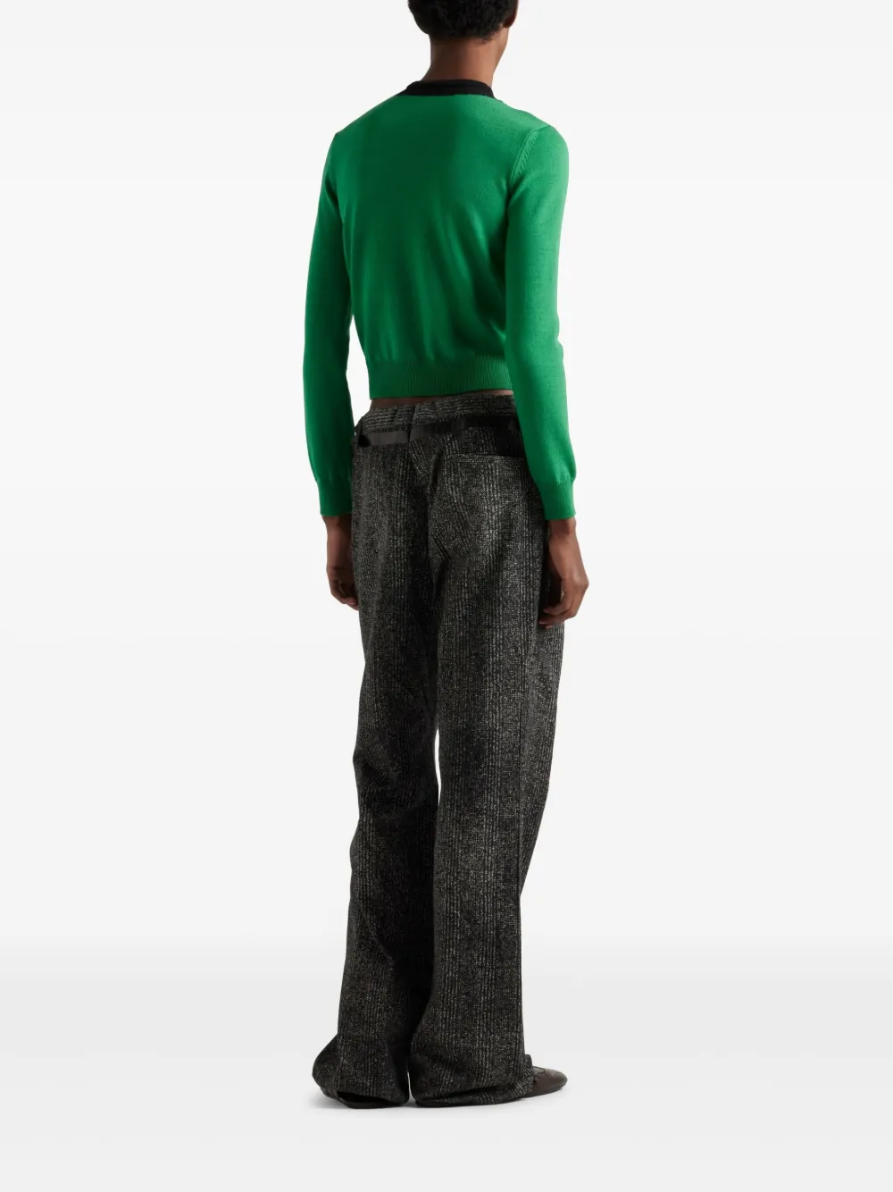 Prada Wollen trui Groen