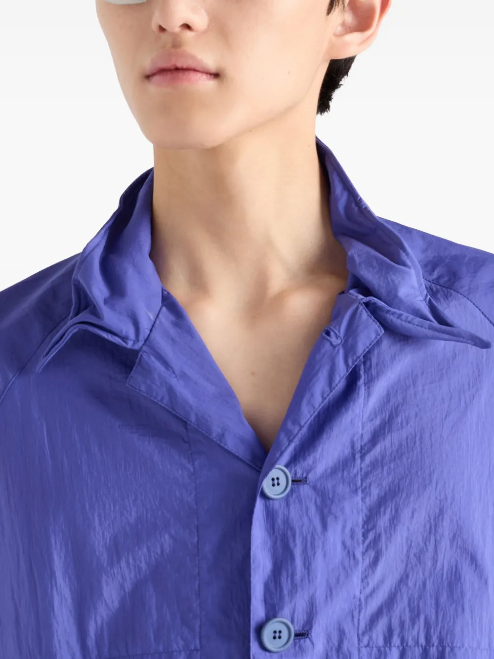 Prada Shirtjack in blouson-stijl Paars