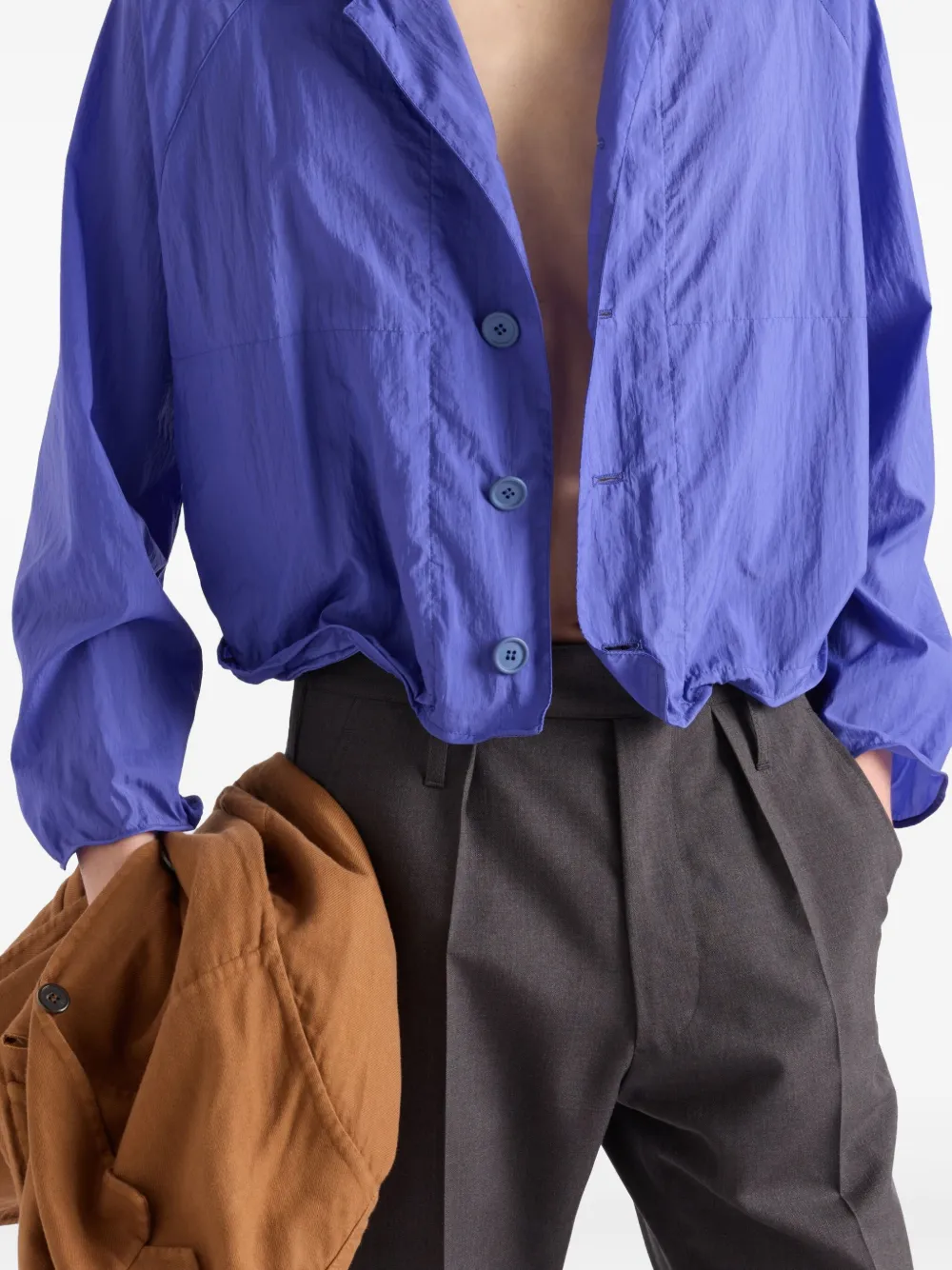 Prada Shirtjack in blouson-stijl Paars