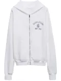 Prada cotton fleece hoodie - White