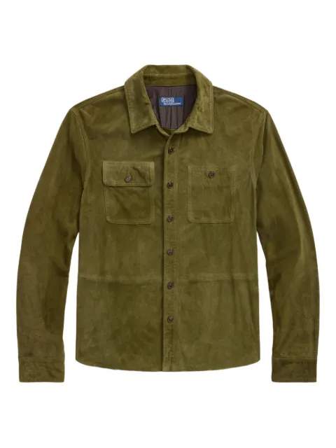 Polo Ralph Lauren suede overshirt