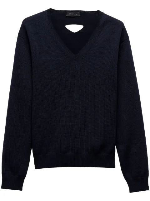 Prada Pullover mit V-Ausschnitt