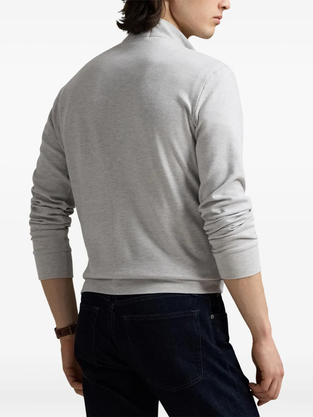 Polo Ralph Lauren Pullover met kwart rits Grijs
