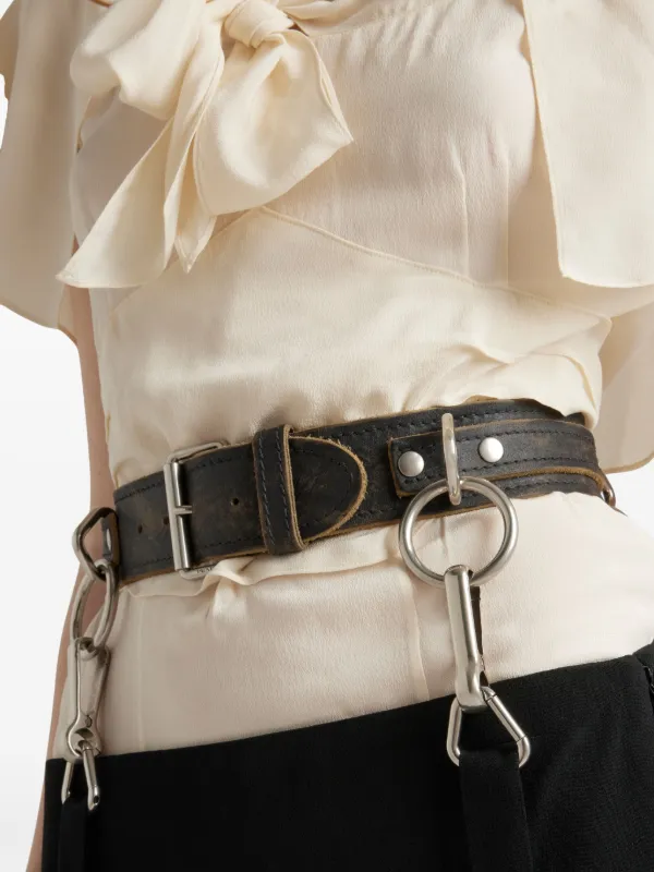 【大人気★】*PRADA* プラダ ベルテッド スカート Prada ベルテッド プリーツスカート | ブラック | FARFETCH JP