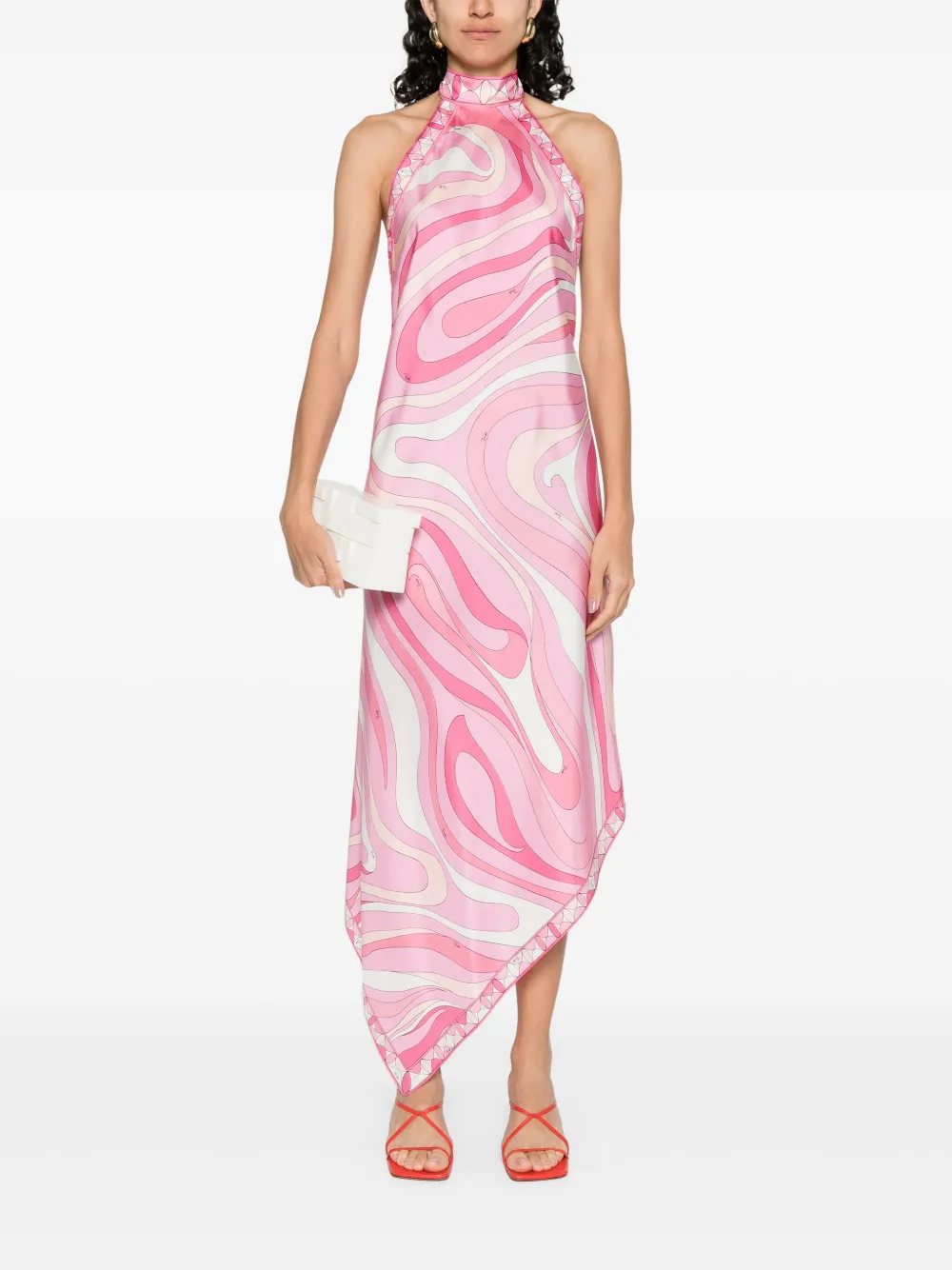 PUCCI Iride-print dress - Roze