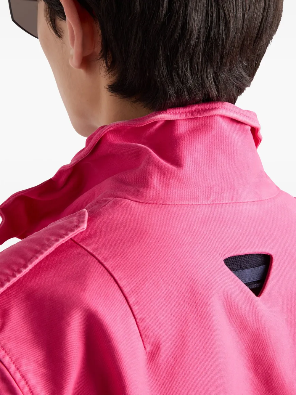 Prada Katoenen bomberjack Roze