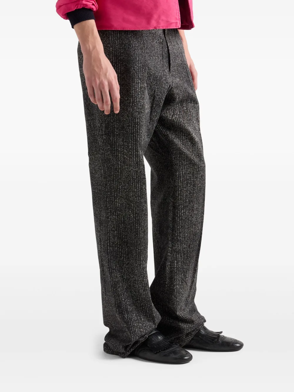 Prada Katoenen gabardine broek Grijs