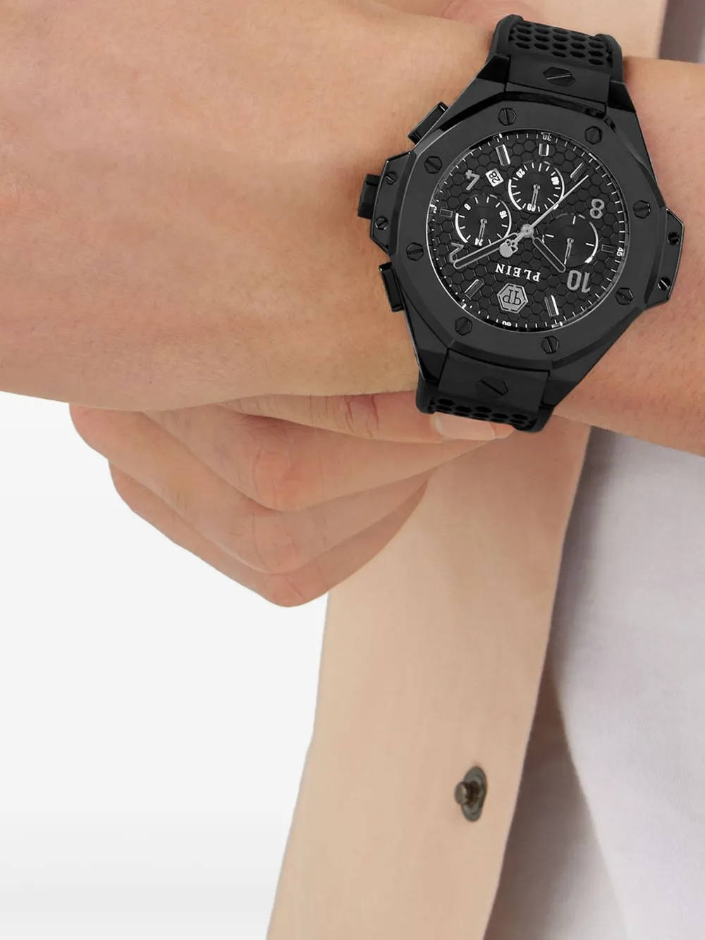 Philipp Plein Chrono Royal 46 mm - Zwart