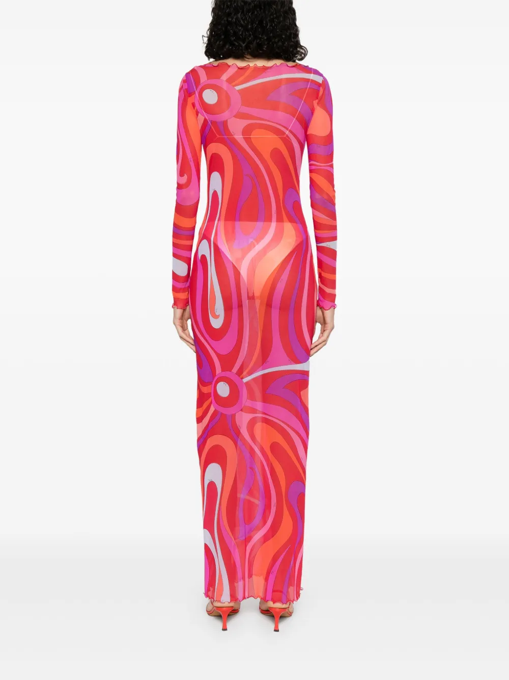 PUCCI IRIDE-PRINT MAXI DRESS