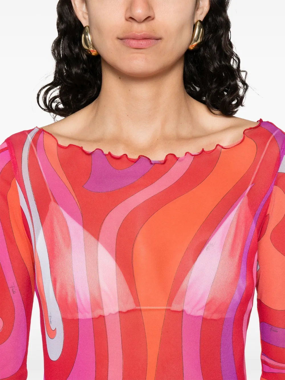 Shop Pucci Iride-print Maxi Dress
