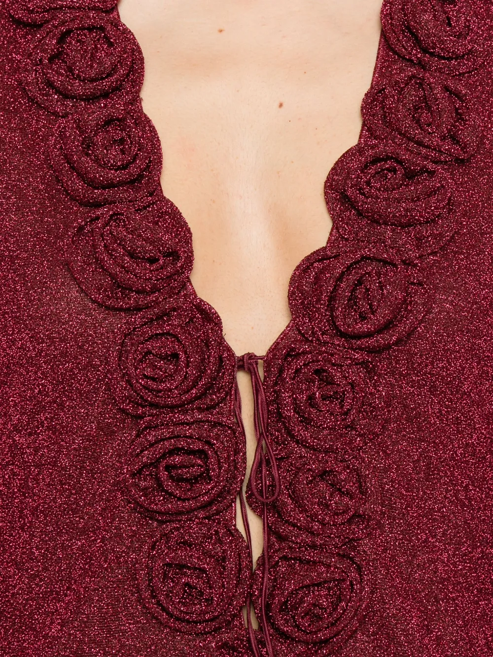 Oséree Lumière Rose mini-jurk Rood