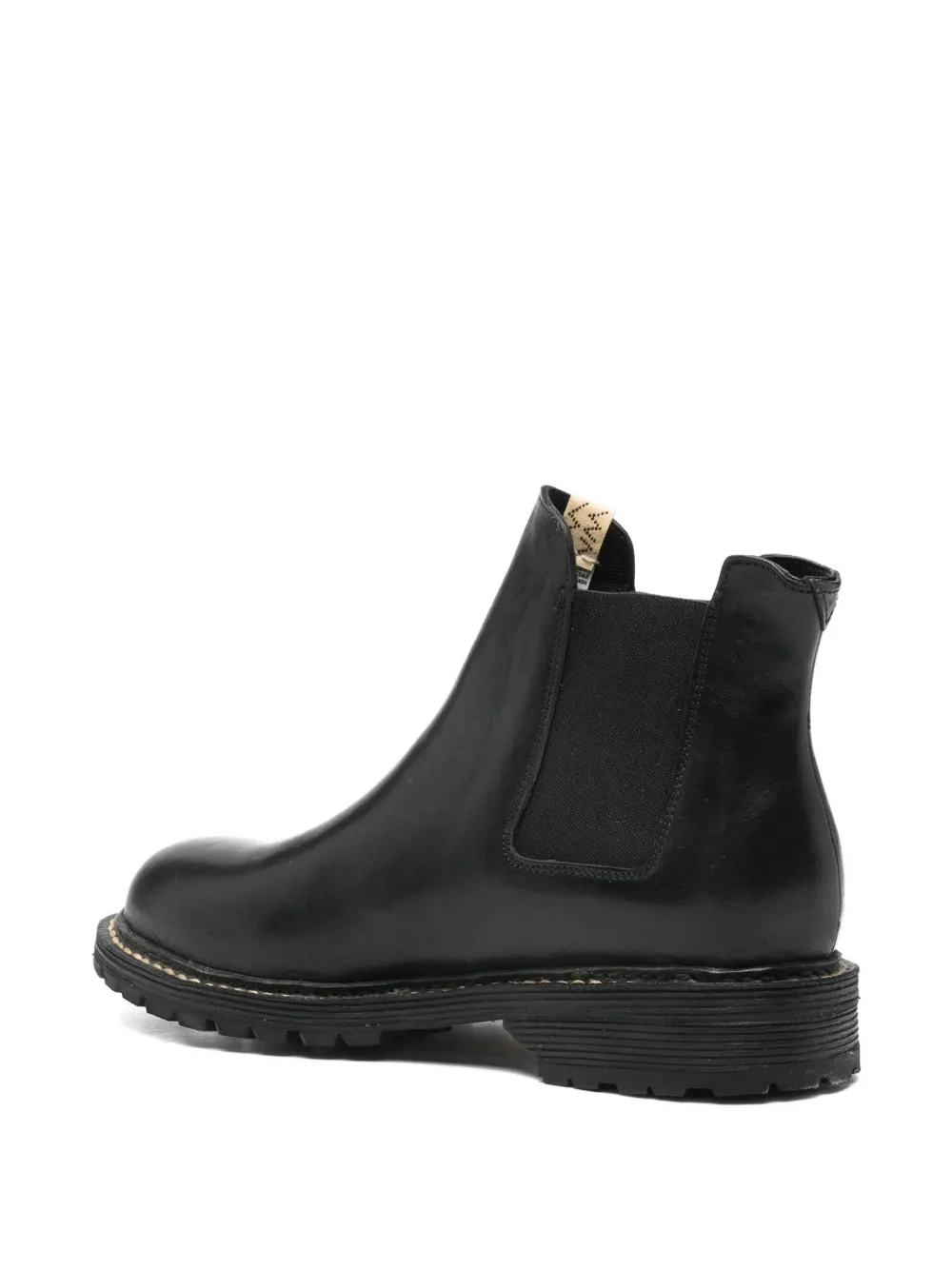 Visvim Gornergrat Mid-folk Chelsea Boot In Black