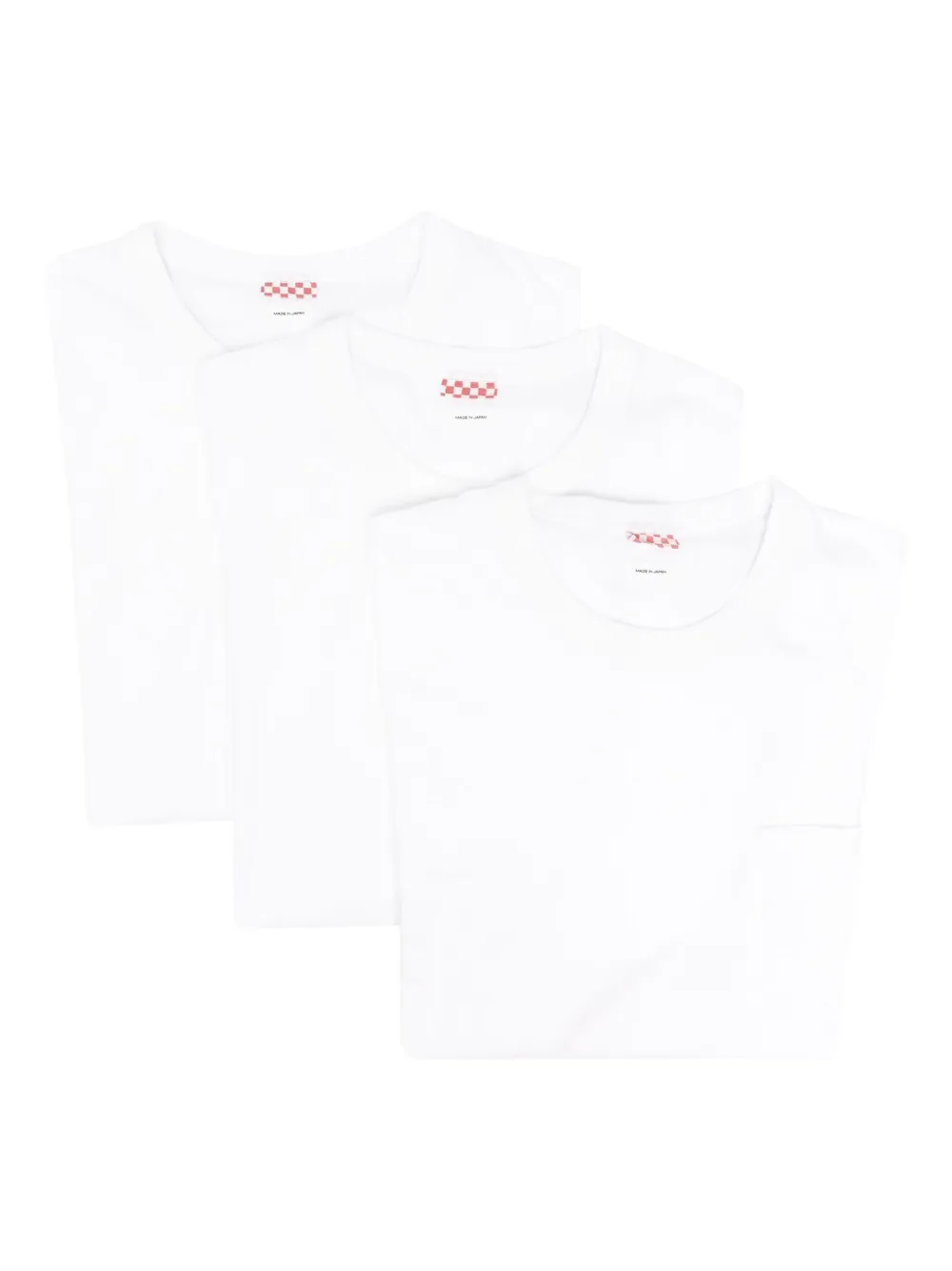 visvim Siblig Jumbo short-sleeved T-shirts (pack of three) | Yellow | Image 1