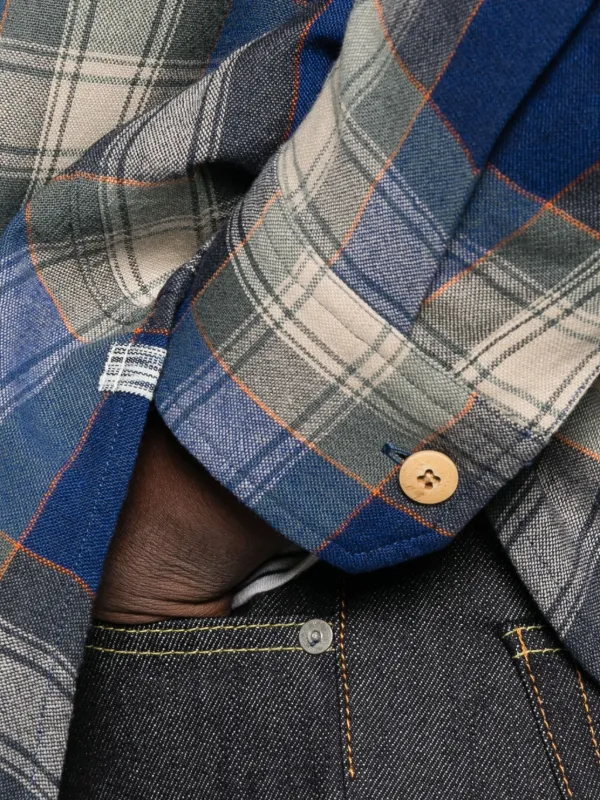 Visvim Lumber チェック シャツ | ブルー | FARFETCH JP