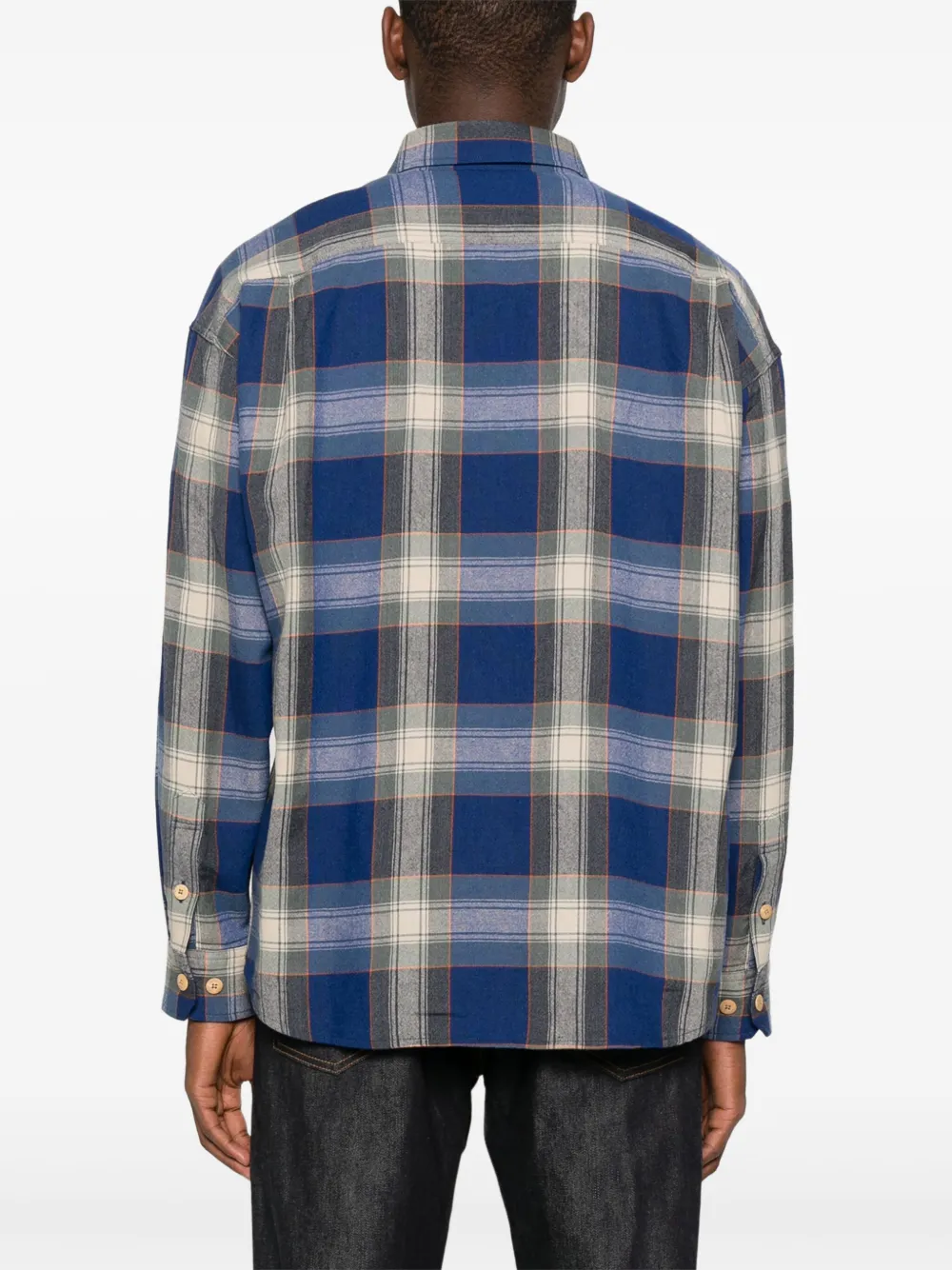 visvim Lumber geruit overhemd met lange mouwen Blauw