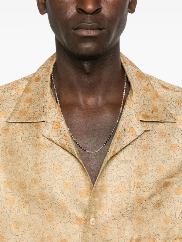 Visvim Crosby floral-jacquard Shirt | Neutrals | FARFETCH
