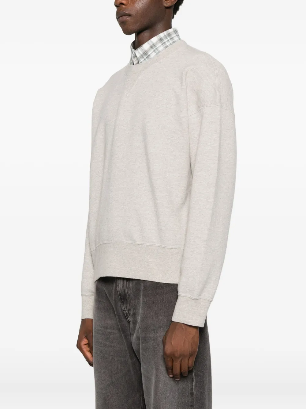 visvim Court sweater met ronde hals Grijs