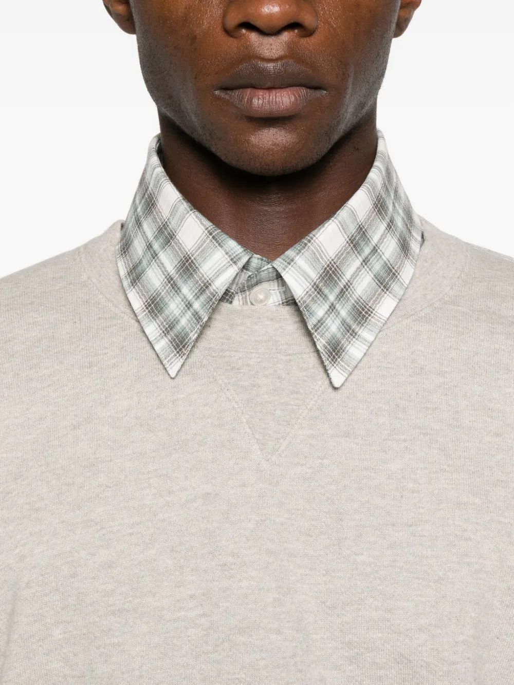 visvim Court sweater met ronde hals Grijs