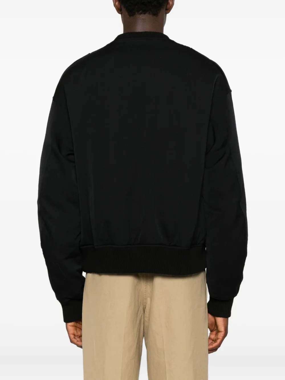 Visvim Zip-pocket Bomber Jacket In Black