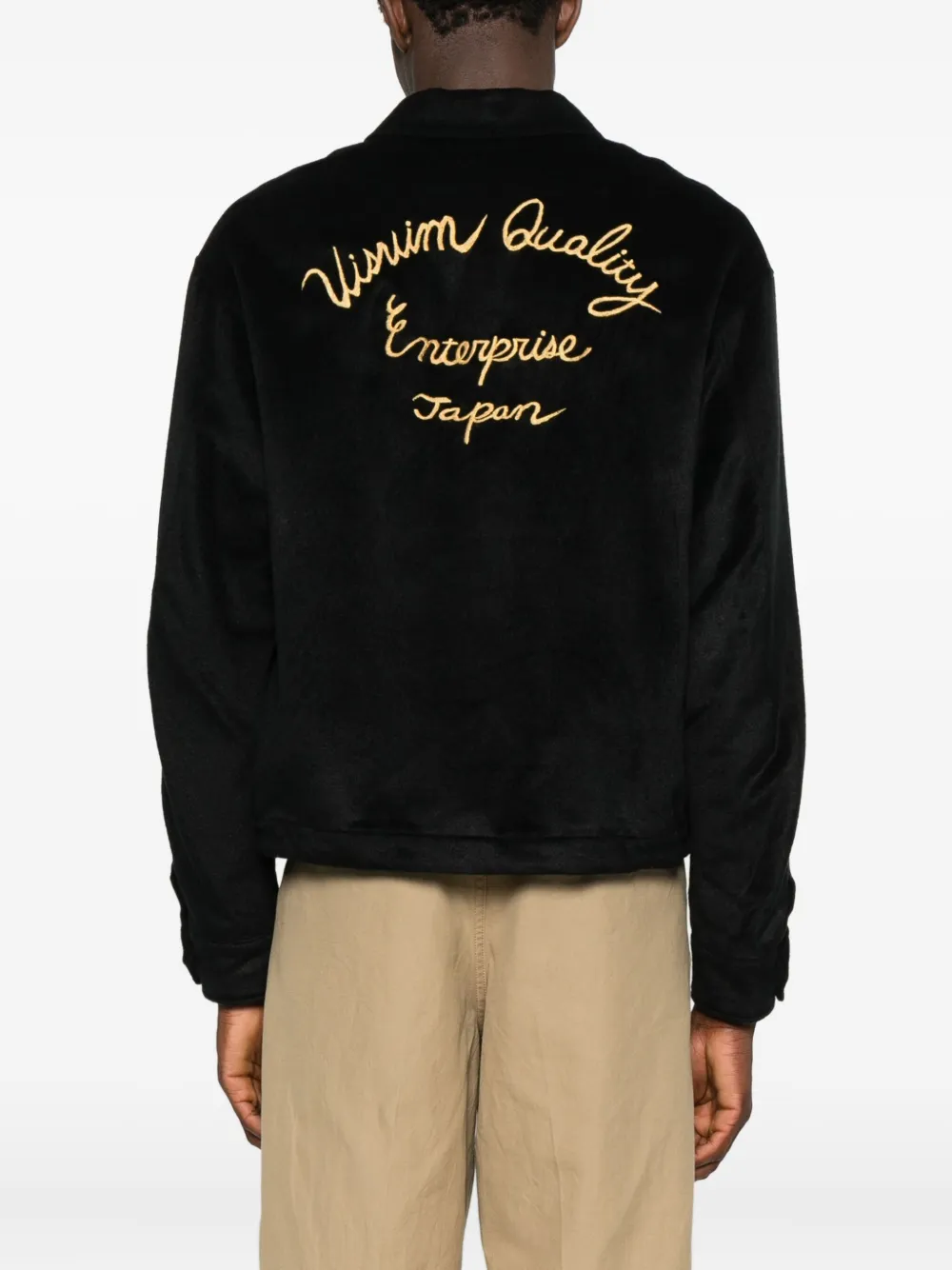 visvim Jack met borduurwerk Zwart