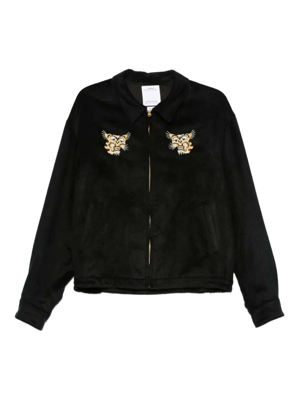 visvim embroidered blouson jacket | Black | Image 1