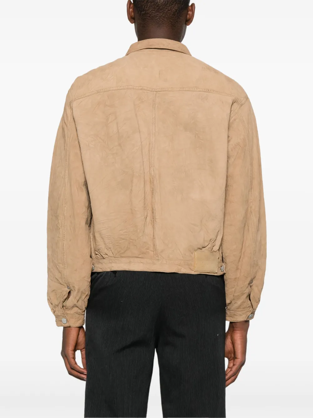 visvim Leren shirtjack Bruin