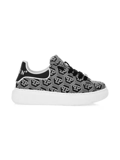 Philipp Plein tenis bajos con monograma